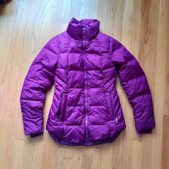 Athleta Woman's Down Coat XS Magenta/Fuchsia/Pink - Picture 2 of 8